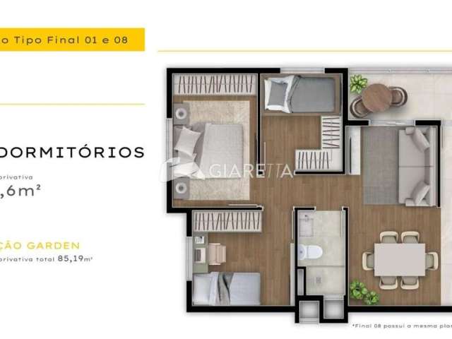 Apartamento à venda, JARDIM TOCANTINS, TOLEDO - PR, Ducale