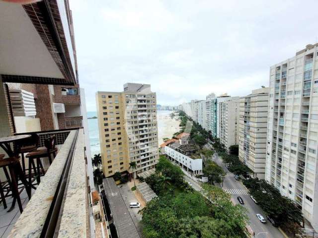 Apartamento com vista mar à venda, 3 quartos, 2 suítes, 2 vagas, Pitangueiras - Guarujá/SP