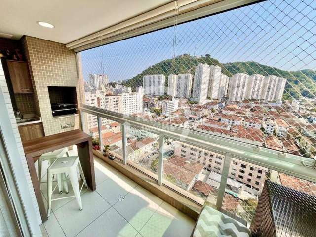 Apartamento | 85m² | 2 Quartos (1 Suíte) | Marapé | Santos