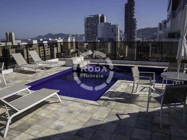 More no Gonzaga em Apartamento com 3 quartos sendo 1 suíte e 3 vagas com lazer incluindo Piscina perto da Praia