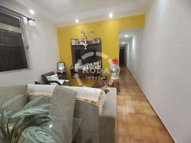 Apartamento de 2 dormitórios em Santos no Boqueirão no primeiro andar.