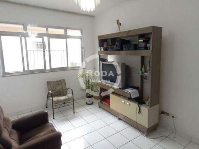 Apartamento a venda de 2 Dorm (frente), 1 vaga de garagem, em excelente Bairro da Encruzilhada - Santos - SP