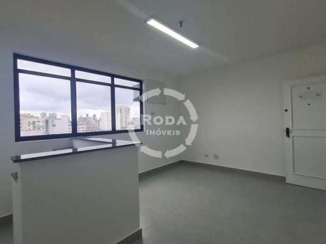 Sala Comercial para venda e locação em Santos, localizada no bairro da Vila Mathias.