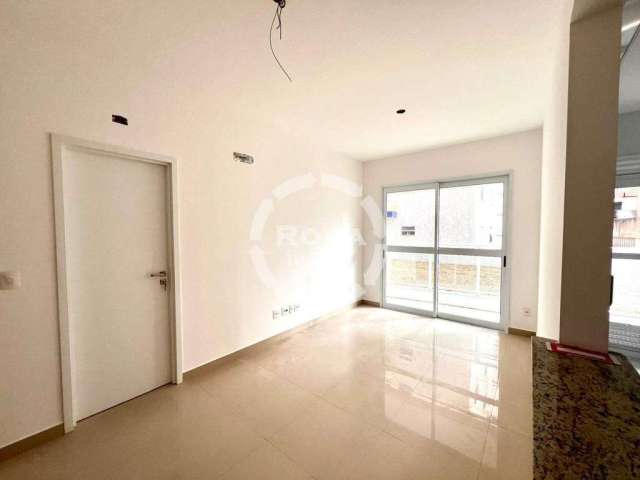 Apartamento NOVO para Locação, 1 Dormitório, 1 Suíte, na Quadra da Praia no José Menino - Santos/SP.