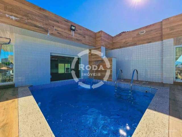 Casa a Venda com Espaço Gourmet e Piscina Privativa no Boqueirão, Santos - SP