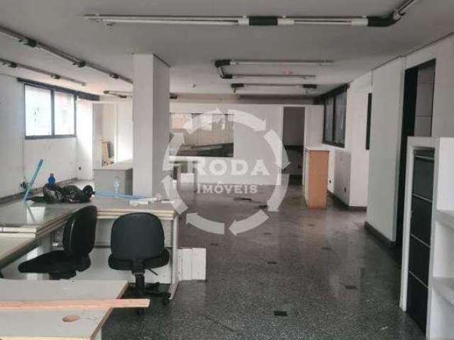 Sala Comercial para Locação no Centro de Santos – 110 m² - Centro de Santos.