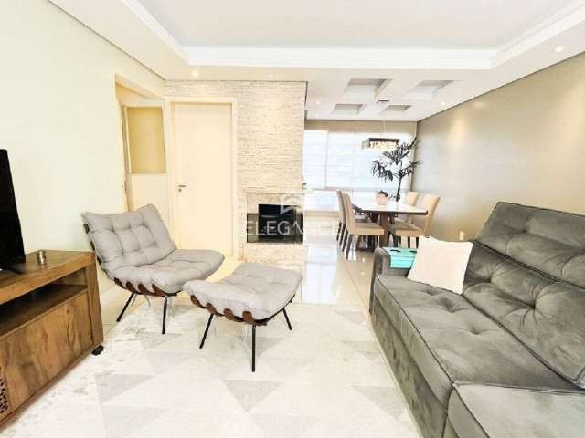 Elegance Imóveis vende apartamento lindo com 92 m2  lareira churrasqueira 3 dormitórios suíte 2 vagas box garagem no bairro Auxiliadora Porto Alegre