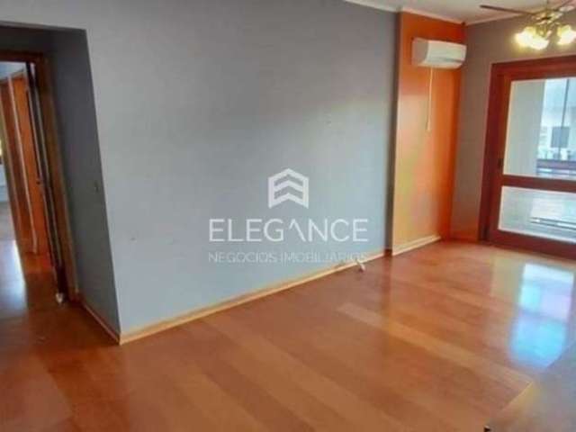 Elegance imóveis vende ótimo apartamento de 2 dormitórios, living com sacada, copa cozinha, churrasqueira e 1 vaga de garagem/box. Menino Deus - Porto Alegre.