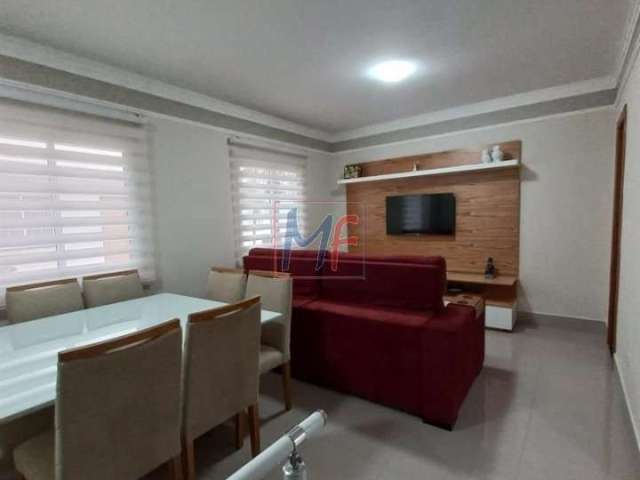 REF 16.109 Linda casa em condomínio na Vila Nova Mazzei , 120 m² a.u.,  mobiliado, 3 quartos (1 suíte) sala, cozinha, área de serviço, 2 vagas.