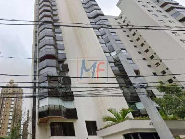 REF 16.126 - Lindo apto em Moema Passaros  , com 147 m² a.u., 3 suítes, sala com lareira, cozinha planejada, área  serviço, 2 vagas e Lazer.