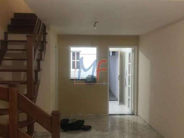 REF 16.710-Sobrado em condomínio no Jd. Leonor Mendes de Barros, 72 m² a.u., 2 quartos (1 suíte), 2 salas, cozinha, área de serviço e 1 vaga.