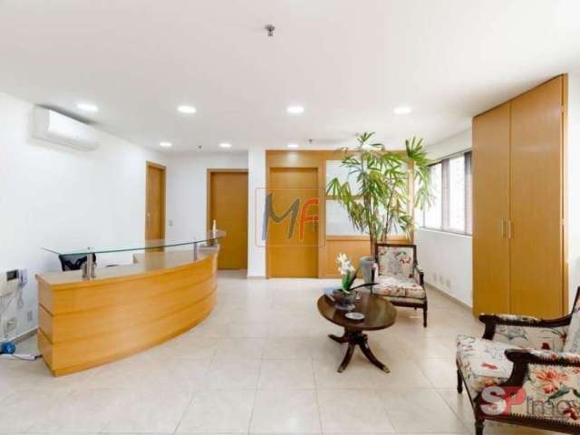 REF 16.859 - Excelente sala comercial no Jardim Paulista, 160m² a.u., recepção, cozinha, 4 banheiros, 7 salas e 3 vagas, prox. Av. Paulista.