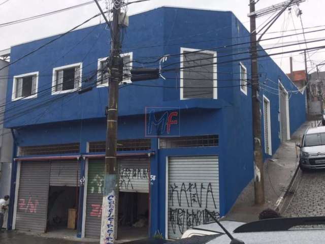 Excelente galpão comercial com 2 salões no Jd. Peri, 297 m² a.t., 540 m² a.c., com pé direito de 7m, 2 andares e 4 banheiros (REF 17.126).