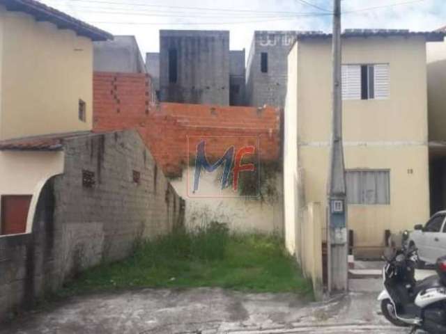 Excelente terreno em cond. fechado na região de Mogi das Cruzes, 94m² a.t., 5m de frente e de fundos, 16m da frente aos fundos (REF 17.427)