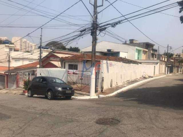 REF 12.180 Excelente Terreno no bairro Vila Guarani (Z Sul), com 208 m² , casa velha para demolição, escriturado, 8 X 26 mtrs. Próx. ao metrô.