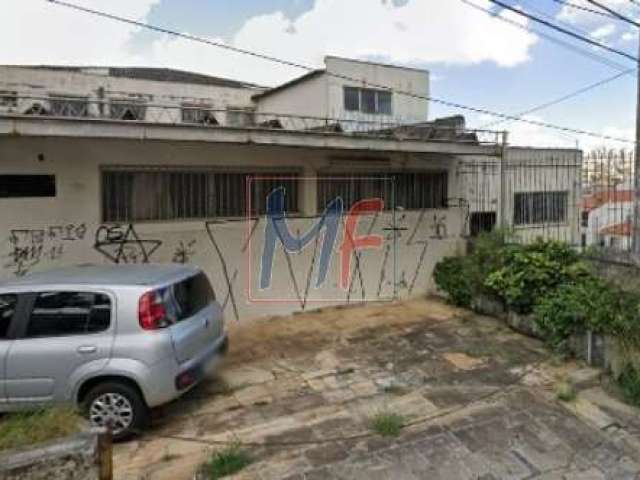 Terreno  de esquina com 800 m2 , localizado no bairro Vila Ema e  326 m² área construida . ZONEAMENTO: ZEU - Aceita permutas  REF 16.825 -