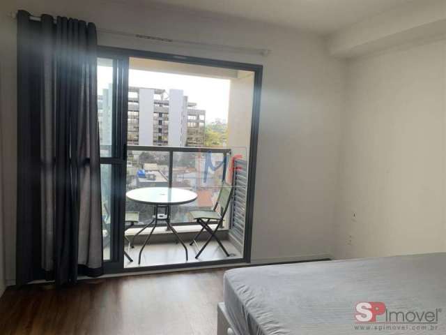 Excelente apto studio na Vila Clementino, 28m² a.u., 1 quarto, cozinha, banheiro, varanda, lazer. Prox. Metrô Hospital São Paulo (REF 17.521)