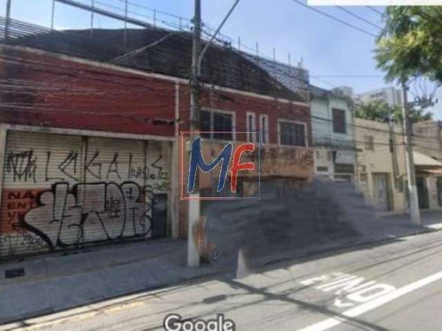 Excelente terreno na Lapa, com 970m² a.c. 918m² a.t., Zoneamento ZEM. Prox. Rua Clélia. Estuda propostas. (REF 17.917)