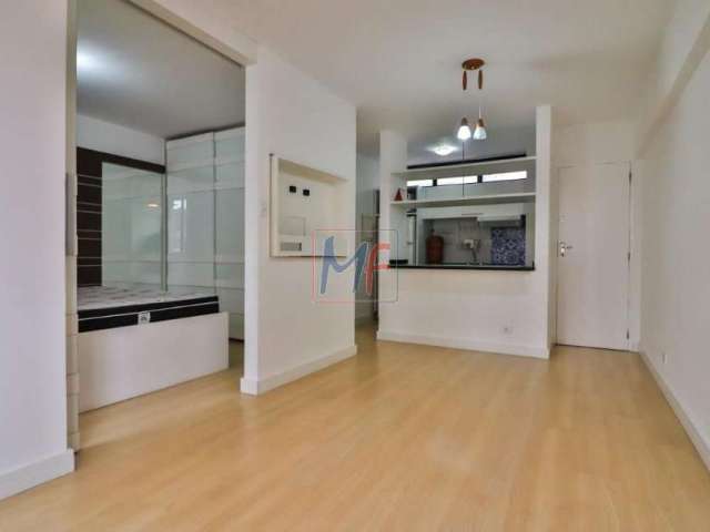 Excelente apto na Vila Madalena, com 41 m² a.u., 1 dormitório, sala, cozinha, banheiro, 1 vaga e lazer (REF 18.234)