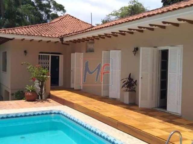 Excelente casa em Sto Amaro, 463m² a.c., 600m² a.t., 4 quartos (2 suítes), 8 vagas, salão de festas, piscina, adega, sauna ZER 1  (REF 17.905)