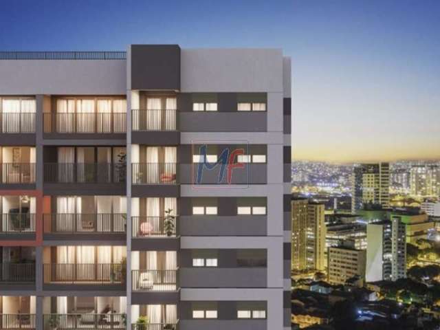 Excelente apto na Pompéia, com 33m² a.u., 1 dormitório, sala cozinha, banheiro, lazer. Prox. Allianz Parque, Sesc Pompeia (REF 18.724)