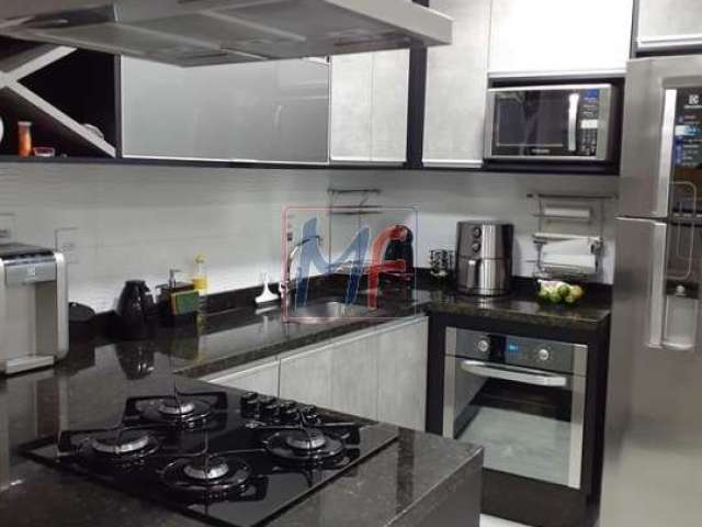 Excelente sobrado na Vila Antonina, com 150m² a.u., 3 dormitórios (1 suíte), sala, cozinha planejada, espaço gourmet, 4 vagas (REF 18.965)