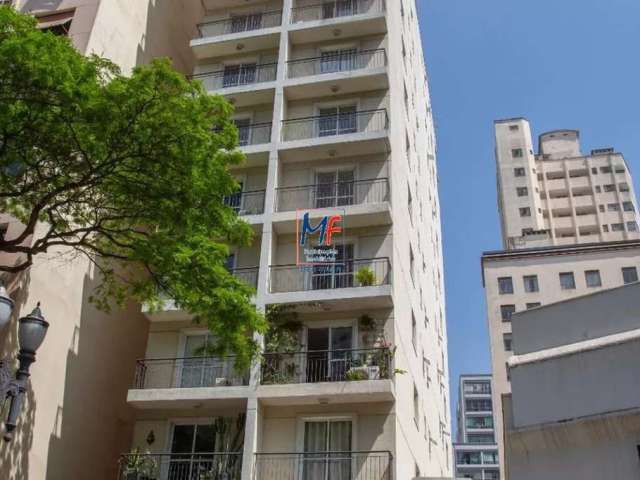 Excelente Apartamento localizado no bairro República , 11 andar , mobiliado, com 30m² de a,u, 1 dormitório, sala, cozinha e 1 banheiro , varanda e garagem . REF: 19.520