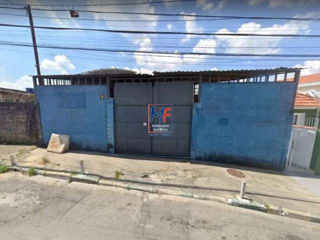 Excelente galpão no Jaraguá, com 320 m² a.c., 575 m² terreno , testada de 12m, Zoneamento ZEIS-1. Analisa permuta. Prox. Rua Felicíssimo de Sousa (REF 19.596)