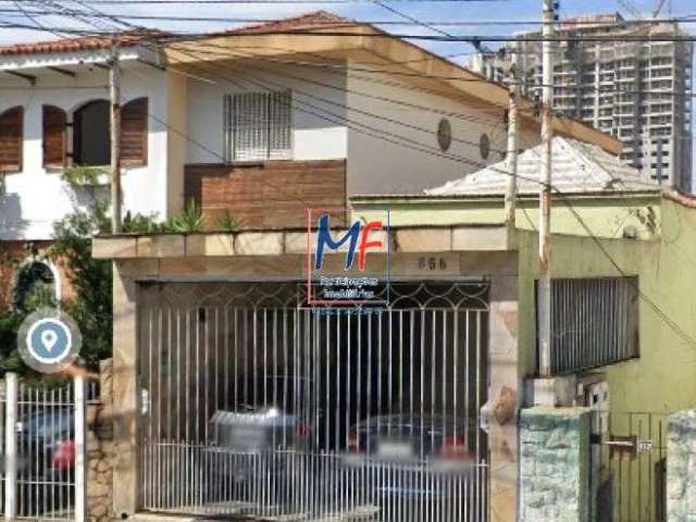 Excelente terreno na Vila Regente Feijó, 305 m²  e 295 m2 a.c., com 3 casas, 2 vagas.  Aceita proposta com permutas. Prox. Av. Ver. Abel Ferreira . ZC - Zon.(REF 19.778)