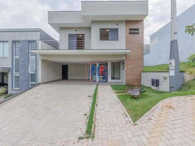 Excelente sobrado em cond. fechado em Vinhedo SP, 244 m² a.c., 4 dormitórios (4 suítes), sala, área gourmet, depósito, 4 vagas (REF 19.035)