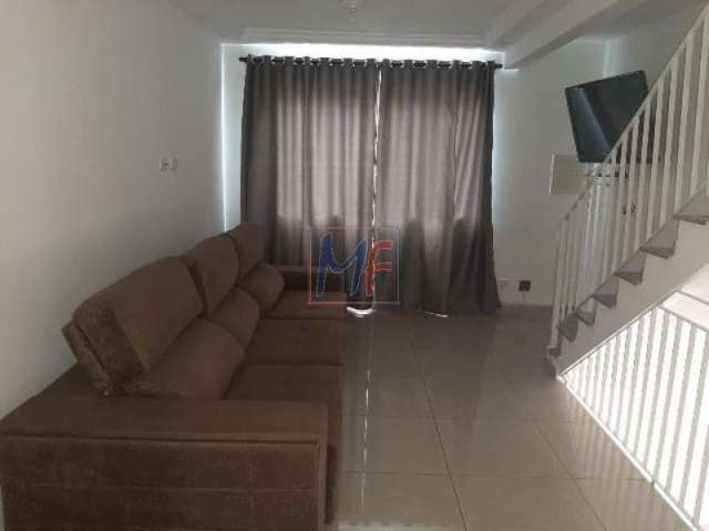 REF: 15.003 - Lindo sobrado em cond. ,98 m² 2 quartos, sala, cozinha c/armários, lavabo, banheiro social, quintal com churrasqueira, 1 vaga.