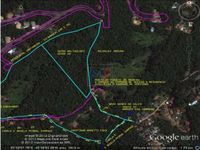 Terreno em Mairiporã com 20.000 m², estuda permutas e propostas, zoneamento rural, próximo de rodovias e ponto de ônibus. REF: 1.333