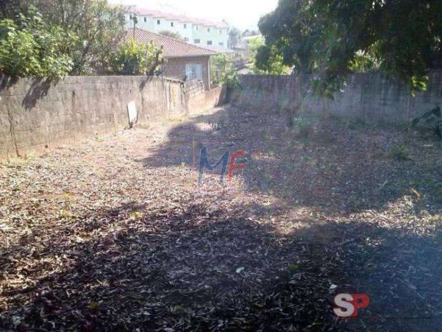 REF: 11.008 Ótimo terreno com 761,50 m², testada de 12 m², terra boa para plantio de plantas e frutas, zoneamento ZC. Estuda propostas.