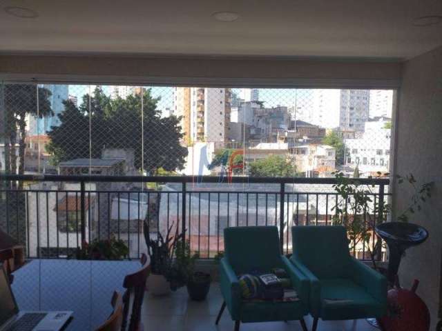 REF 11.854 Excelente Apartamento no bairro Santana, com 2 dorms sendo 2 suítes, com 2 vagas, 94 m², 2 varandas, lazer, próximo metrô.