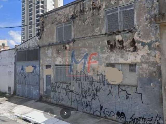 REF: 12.386 Ótimo galpão com 522 m² de terreno, 549  m² de AC., 12 m² de testada, no bairro Sacomã. Não aceita  permuta.  Zoneamento: ZM.