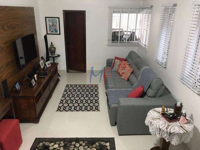 REF 12.457 Belo Sobrado bairro Chácara Mafalda, próx. a futura estação do metrô Anália Franco, com 3 dorms (2 suítes), 4 vagas, 160 m² útil.