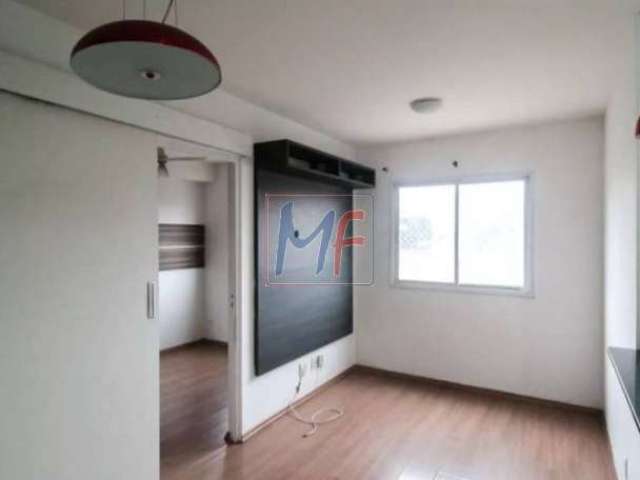 REF: 14.305 - Lindo apartamento no Cambuci de 30 m² a.u.  , com 1 dormitório, 1 banheiro, cozinha americana e móveis planejados e lazer.