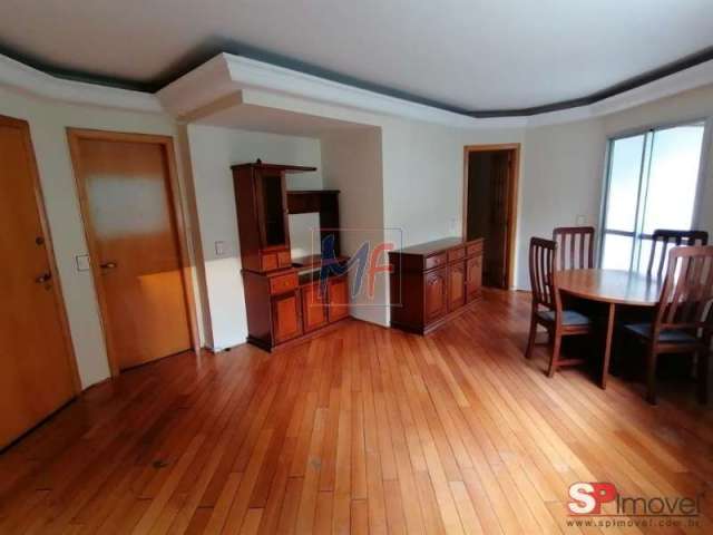 REF: 14.621 Lindo apartamento na Vila Mariana com 90 m² , piso de madeira, armários embutidos, 3 quartos (1 suite), 2 vagas, closet, varanda.