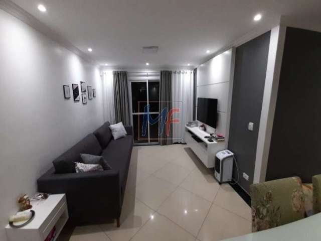 REF: 14.884 - Excelente apartamento na Vila Araguaia, com 66 m² 3 dormitórios, sala, sacada, cozinha, área de serviço, 1 vaga determinada.