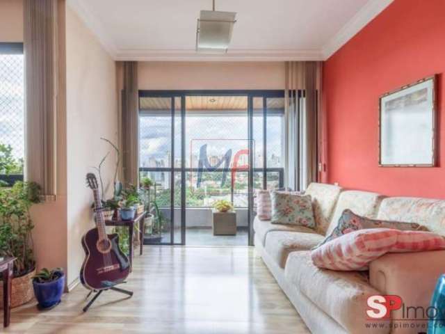 REF: 14.754  Lindo apartamento na Vila Clementino, a 400 m do Parque Ibirapuera, 4 quartos sendo 3 suítes, escritório, living, lazer  e 3 vagas.