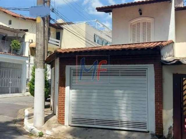 REF: 15.489 - Sobrado com 151 m² a.u., 10 min metrô Tucuruvi , 3 quartos (1 suíte), armários embutidos, banheiro, lavabo, lavanderia, 2 vagas.