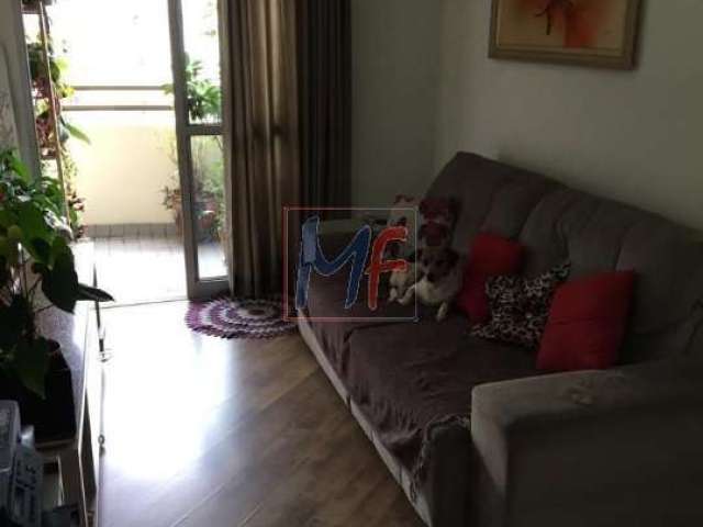 REF: 15.673 - Lindo apartamento no bairro Santa Cecilia, com 65 m² de área útil, 2 quartos, sala, cozinha, área de serviço, 1 vaga e Lazer.