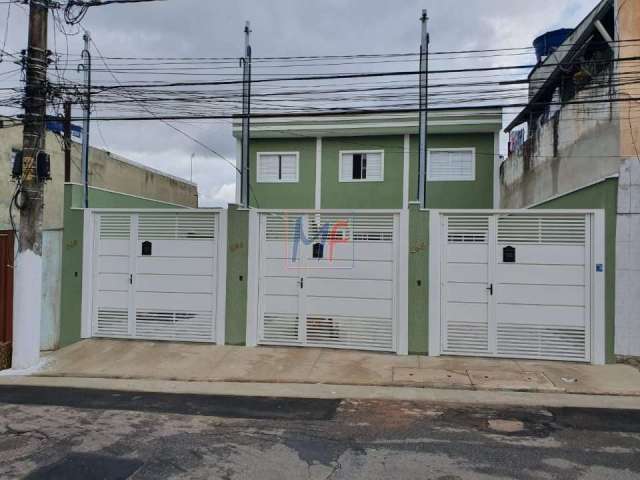 Lindo sobrado no bairro Jardim Ponte Rasa, de 67 m²a.u.,  com 2 quartos, sala, cozinha, banheiro social, lavabo, quintal, 2 vagas. REF: 15.817