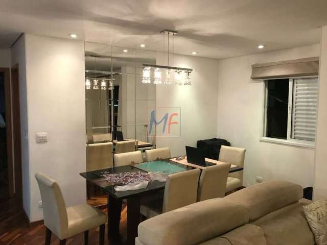 REF 15.895 Lindo apto no Jardim - Santo André,  76 m²a.u., 2 quartos (1 suíte) sala, cozinha americana, banheiro, área serviço, 2 vagas e Lazer.