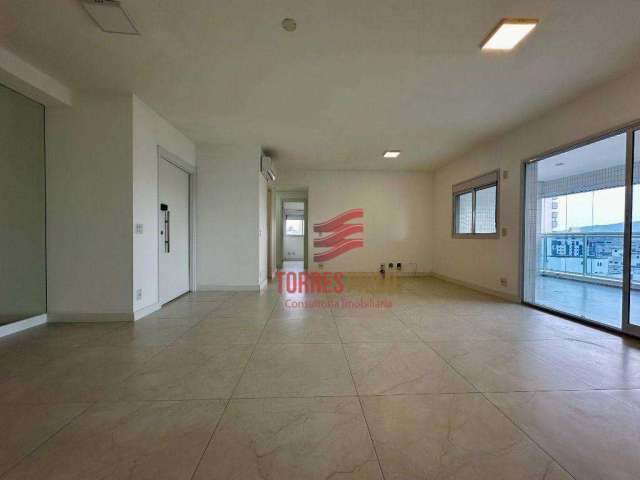 Apartamento com 3 dormitórios para alugar, 144 m² por R$ 12.000,00/mês - Boqueirão - Santos/SP