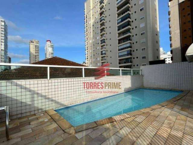 Apartamento Garden com 3 dormitórios, 77 m² - venda por R$ 1.270.000,00 ou aluguel por R$ 13.500,00/mês - Gonzaga - Santos/SP