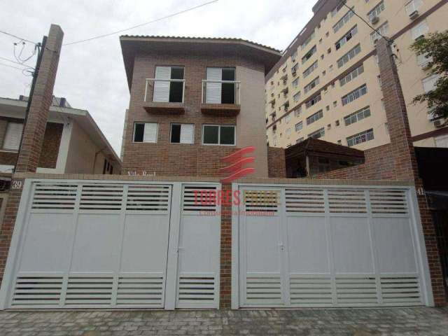 Village com 2 dormitórios à venda, 103 m² por R$ 670.000,00 - Campo Grande - Santos/SP