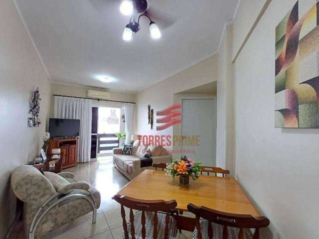 Baixou! Apartamento com 1 dormitório à venda com Piscina, Prédio frente mar, por R$ 290.000 - Gonzaguinha - São Vicente/SP