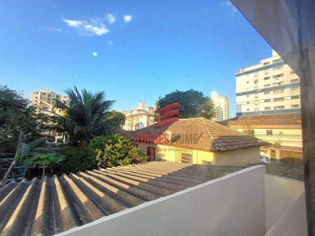 Sobrado com 2 dormitórios à venda, 78 m² por R$ 740.000,00 - Aparecida - Santos/SP