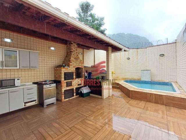 Sobrado com 3 dormitórios, 2 suites, Piscina, Churrasqueira e Forno a Lenha à venda, 240 m² por R$ 1.200.000 - Marapé - Santos/SP